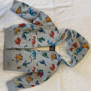 The Children's Place Gray Hoodie with Dinosaur Design
